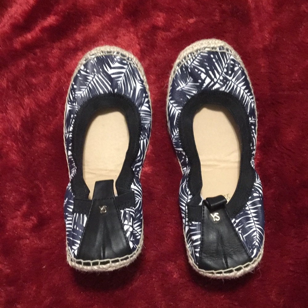 Yosi Samra Black & White Lara Flats Size 10